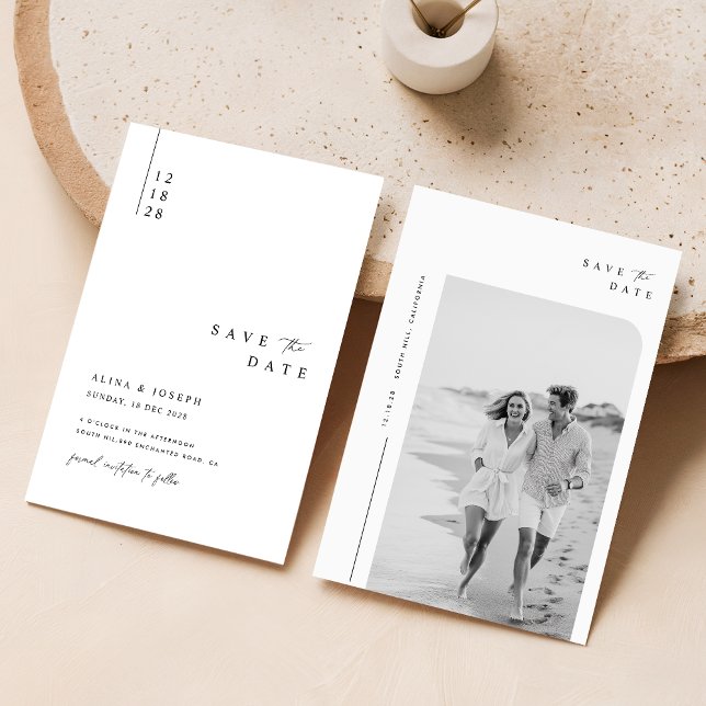 Reserva La Fecha Boho, un Boda fotográfico simple y elegante (Subido por el creador)