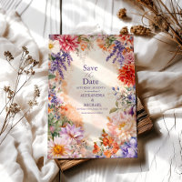 Boho Victorian Royal Floral Boda