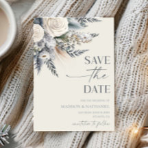 Boho White Rose Flor Floral Boda Jardín