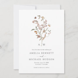 Reserva La Fecha Boho Wildflower Salva la fecha