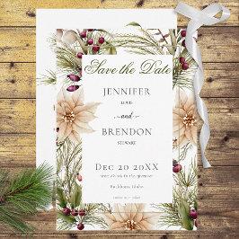 Reserva La Fecha Boho Winter Greenery Boughs