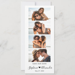 Reserva La Fecha Booth Bookmark Script Wedding Save the Date