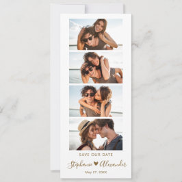Reserva La Fecha Booth Bookmark Script Wedding Save the Date