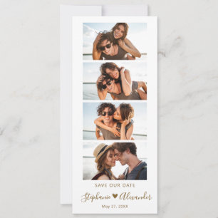Reserva La Fecha Booth Bookmark Script Wedding Save the Date