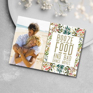 Reserva La Fecha Booze Food Bad Dance mueve a Boda de fotos