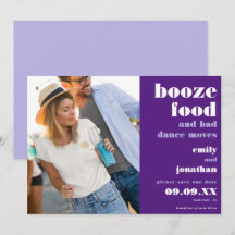 Booze Food Bad Dance mueve foto Lílago morado