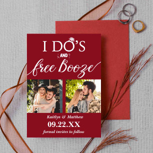 Reserva La Fecha Booze gratis y Booze Modern Wedding Salven la fech