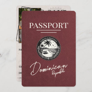 Reserva La Fecha Borgoña Pasaporte República Dominicana Salva La Fe