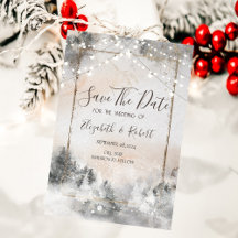 Bosque Bosque Woodland Save the Date