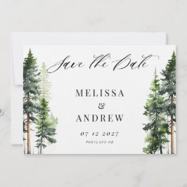 Reserva La Fecha Bosque de Woodland Save the Date