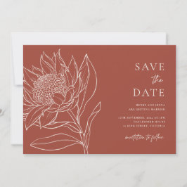 Reserva La Fecha Botánicos nativos australianos Waratah Protea