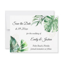 Botánicos y oro de Monstera Tropical |