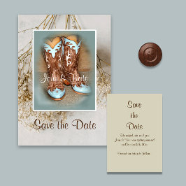 Reserva La Fecha Botas y Flores Secas