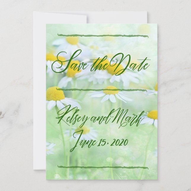 Reserva La Fecha Bright Daisy (Anverso)