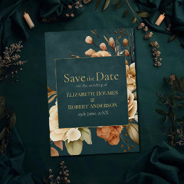 Reserva La Fecha Bruja del Bosque de Verano Teal Save the Date