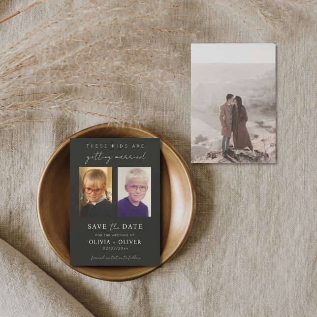 Reserva La Fecha Budget, minimalist these kids are getting married  (Subido por el creador)