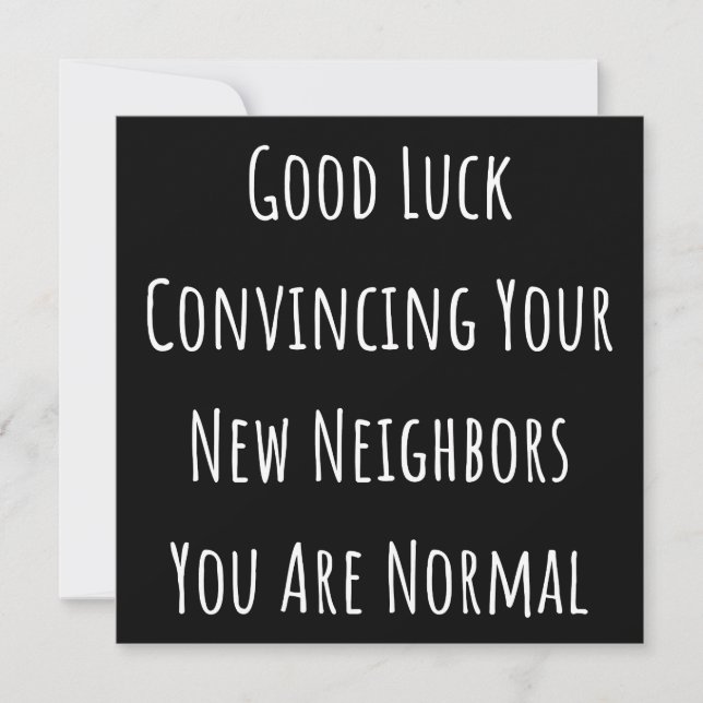 Reserva La Fecha Buena Suerte Convenciendo A Tus Nuevos Vecinos Que (Anverso)