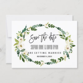 Reserva La Fecha Burgundy Marsala Floral Caligrafía Save The Date