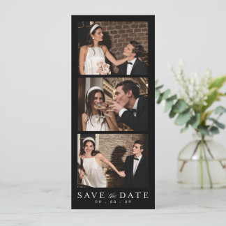 Reserva La Fecha Cabina de Fotos Código QR Minimalista para Boda