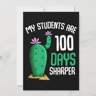 Reserva La Fecha Cactus Mis Estudiantes Son 100 Días