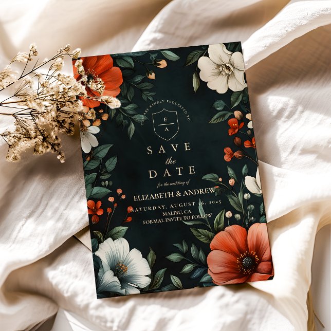 Reserva La Fecha Caída gótica vintage (Subido por el creador)