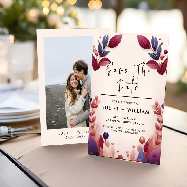 Reserva La Fecha Caída Verde azulada suave Boda de tono de joyas ne (Subido por el creador)