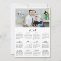Calendario de Monograma de Fotos de 2024