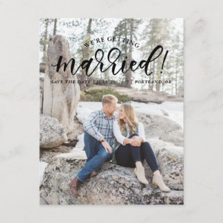 Reserva La Fecha Caligrafía: Nos casamos y salvamos la fecha