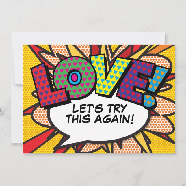 Reserva La Fecha Cambiar la diversión moderna del cómic de fechas (Anverso)