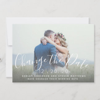 Reserva La Fecha Cambiar la foto del guión del Boda de fechas