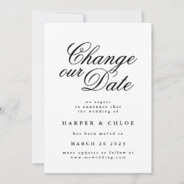 Reserva La Fecha Cambiar nuestra fecha