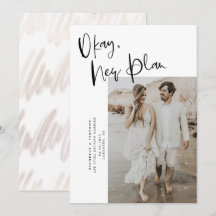 Cambio de Fecha de Boda de Nuevo Plan Moderno Guar