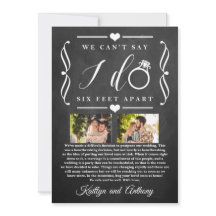 Cambio de fecha de posposición de Boda de seis pie