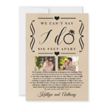 Cambio de fecha de posposición de Boda de seis pie