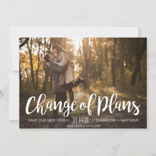 Reserva La Fecha Cambio de plan Foto Boda pospuesto