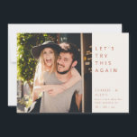 Reserva La Fecha Cambio moderno de fecha<br><div class="desc">Un simple cambio de fecha / guardar la tarjeta de fecha cuenta con diseño moderno de tipografía y es perfecto para su boda pospuesto.</div>