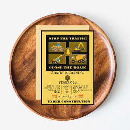 Reserva La Fecha Camiones de construcción | Fiesta de cumpleaños pa