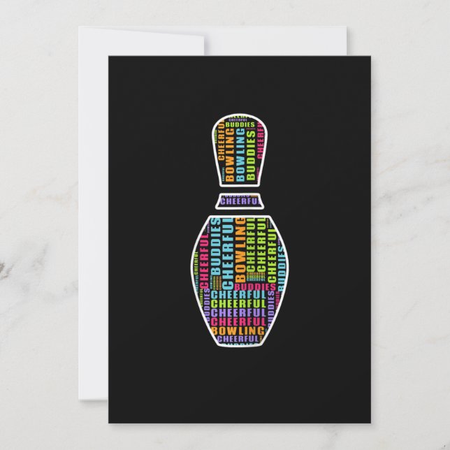 Reserva La Fecha Camiseta artística de bolos animada para mujeres (Anverso)