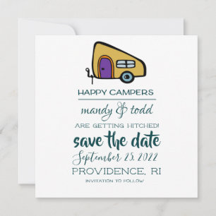 Reserva La Fecha Camper Save The Date