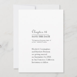 Reserva La Fecha Capítulo más Grande de Nuestras Vidas   Boda