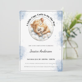 Reserva La Fecha Capybara Baby Shower Invitation • A Little Cutie