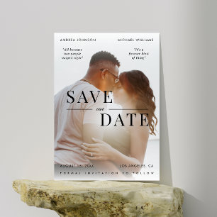 Reserva La Fecha Cartel de película romántica 2 citas foto boda