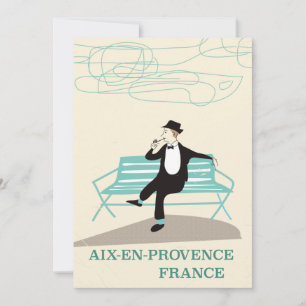 Reserva La Fecha Cartel de viaje de Aix-en-Provence Francia