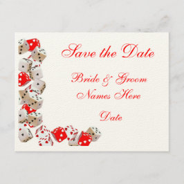 Reserva La Fecha Casino Las Vegas Wedding Save the Date Cards