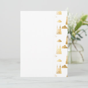 Reserva La Fecha Castillo Princesa Dorada Nubes Magia Real