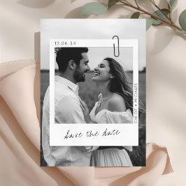 Reserva La Fecha Casual & Chic Photo Frame Wedding