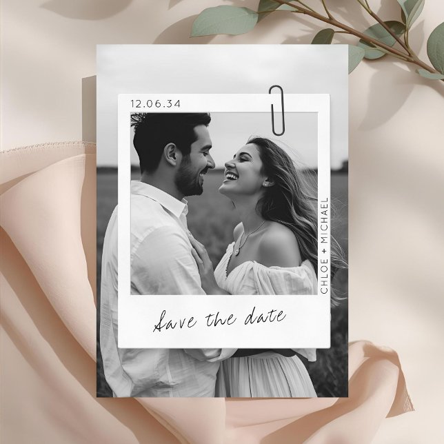 Reserva La Fecha Casual & Chic Photo Frame Wedding  (Subido por el creador)