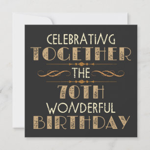 Reserva La Fecha celebrando el cumpleaños 70