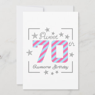 Reserva La Fecha Celebrando el feliz cumpleaños 70