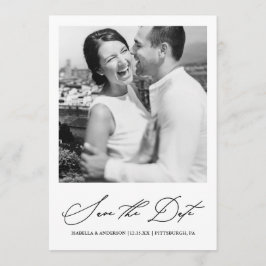 Reserva La Fecha Chic Burgundy Foto Guardar la Fecha